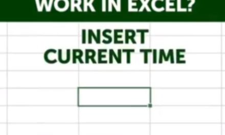 Μερικά χρήσιμα shortcuts για το Excel (#thankmelater)